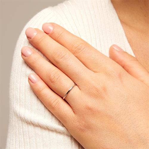 Ring In 14-Carat White Gold