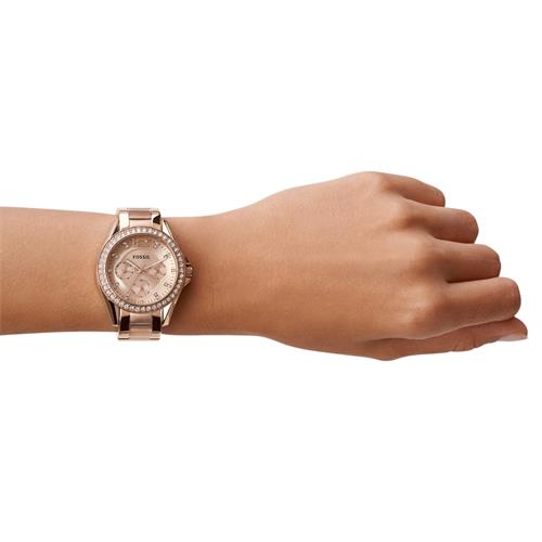 Multifunctional Watch Riley For Ladies Made Of Stainless Steel, Rosé