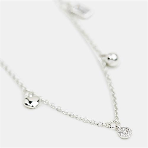 Esprit 925 echt Silber Kette Halskette oder Armband Armkette Zirkonia Damen 