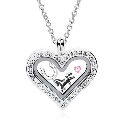 Locket Charms Set Sterling Silver