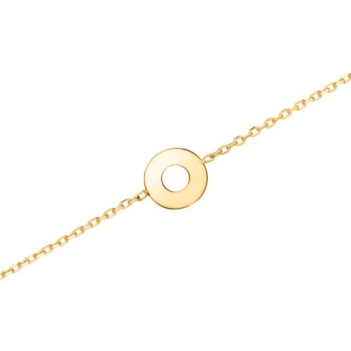 Damenarmband Kreis aus 9K Gold