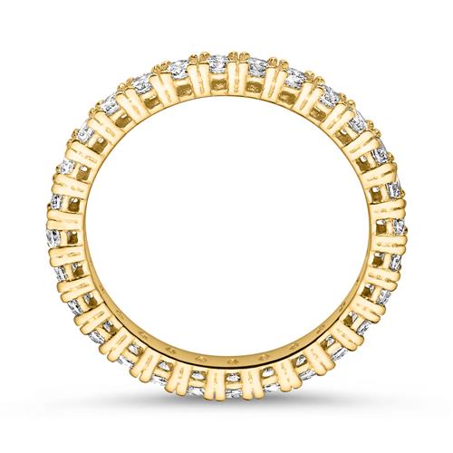 Eternity Ring For Ladies In 8K Gold With Zirconia