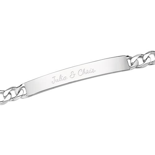 5.5mm Sterling Silver Bracelet Engraving