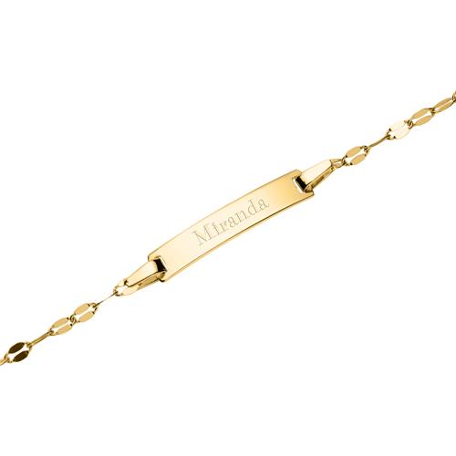 Engravable 375 Gold Bracelet