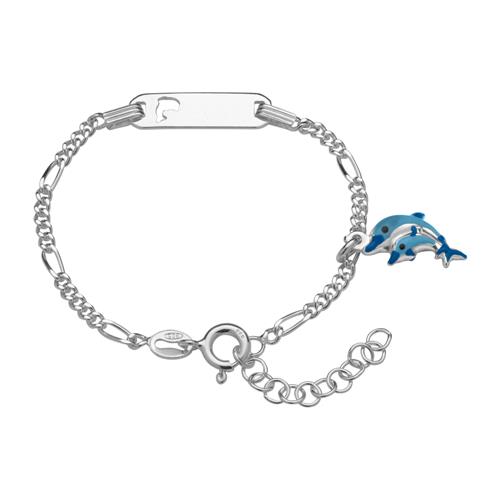 Armband für Kinder Silber gravierbar Delfin