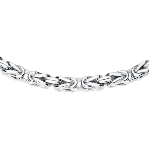 Byzantine necklace for men made of 925 silver, 2,5 mm