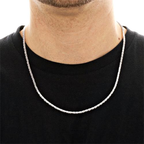 Sterling Silver Chain: Byzantine Chain Silver 2,5mm