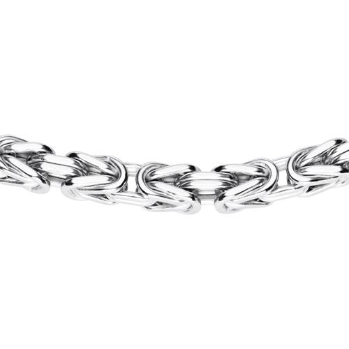 Sterling Silver Byzantine Necklace for Men, 3,0 mm