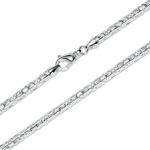 Sterling Silver Chain: Byzantine Chain Silver 5mm