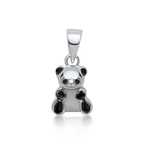 925 Silber Anhänger für Kinder Panda