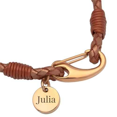 Copper Vintage Leather Bracelet