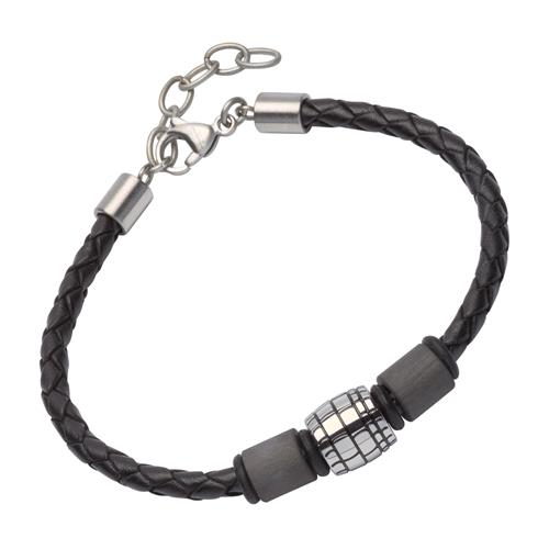 Leather Bracelet With Decorative Elements