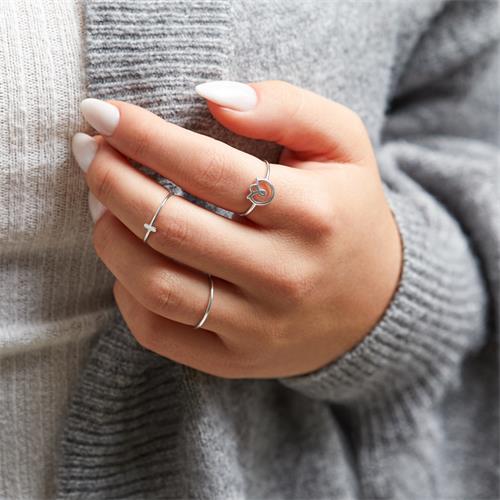 Blüten Ring für Damen aus 925er Silber
