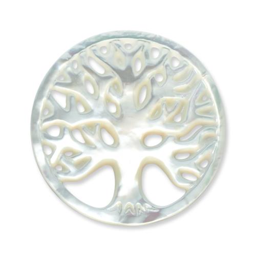 Coin For Coin Pendant Tree White