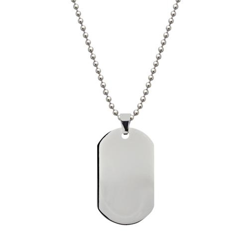 Dog-Tag Anhänger inkl Kugelkette Edelstahl