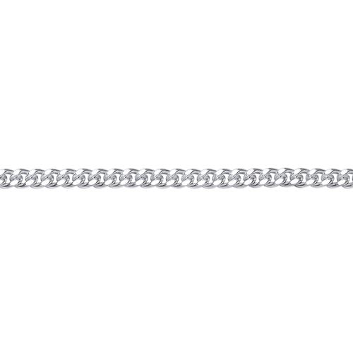 Sterling Silver Bracelet: Curb Bracelet Silver 2mm