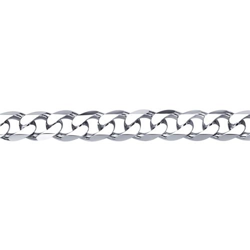 Sterling Silver Bracelet: Curb Bracelet Silver 6mm