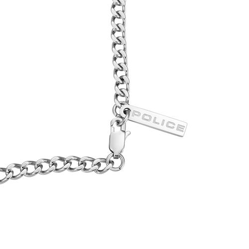 Heritage Crest Stainless Steel Engraving Chain For Men