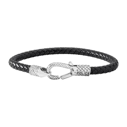 Black Leather Bracelet Niland For Men