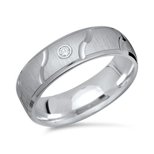 925 Silber Ring mit Zirkonia in 6 mm