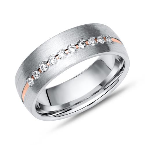Partially Polished Ladies' Ring Sterling Silver