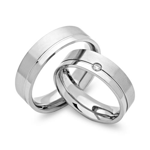 Wedding Rings Stainless Steel Wedding Rings 6mm Engraving