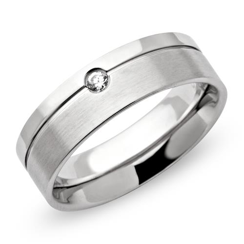 Wedding Rings Stainless Steel Wedding Rings 6mm Engraving