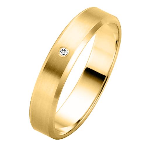Wedding Rings Yellow Gold 4mm