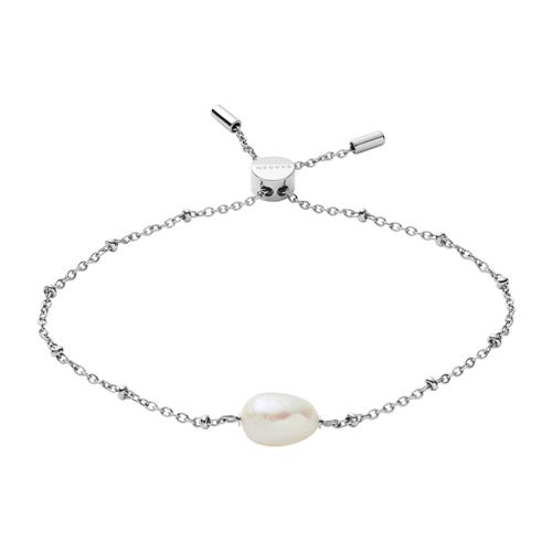 Agnethe Bracelet For Ladies In Stainless Steel With Pearl