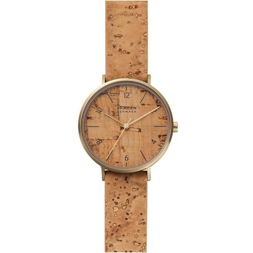 Skagen Aaren Naturals Watch In Cork Look With Quartz Movement Skw2974 