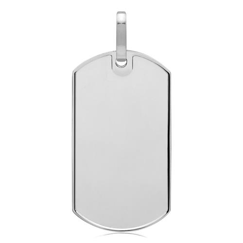 🦚 Moderner Dog-Tag Anhänger 925...