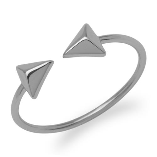 Unique Silberner Ring Pyramiden 925er Silber SR0298