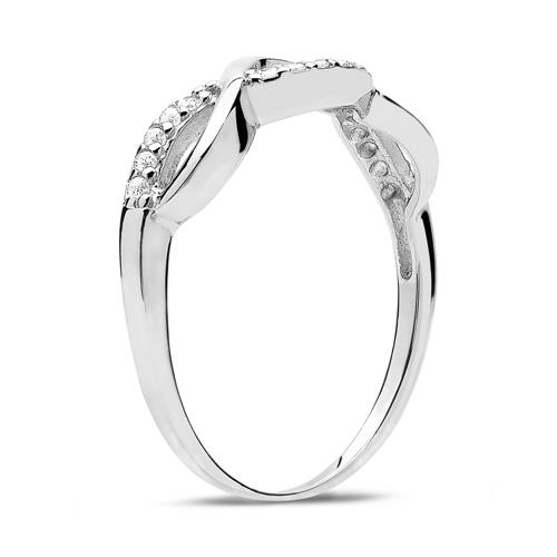925 Zilveren Ring Voor Dames Met Witte Zirkonia