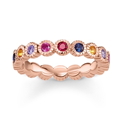 Ring Royalty aus 925er Silber rosévergoldet