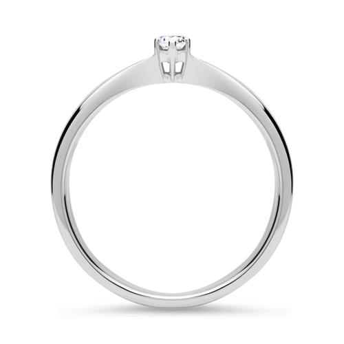 Diamond Engagement Ring 0,05ct 14ct White Gold