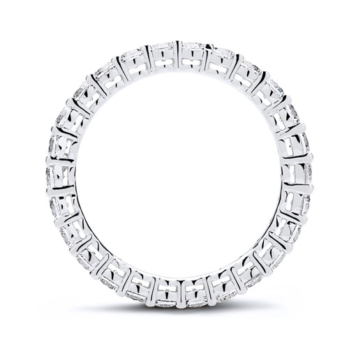 Eternity Ring In Sterling Silver With Zirconia