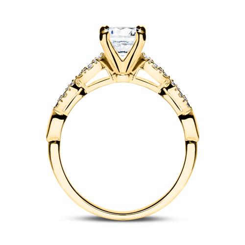 Ring aus 750er Gold mit Brillanten