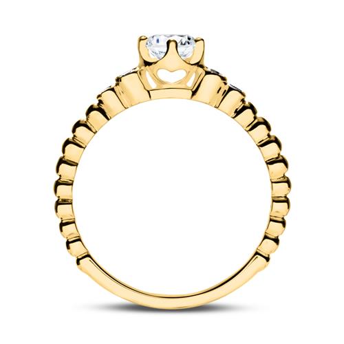 750er Gold Ring mit Brillanten