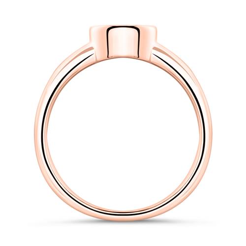 Solitaire Ring In 18ct Rose Gold With Diamond