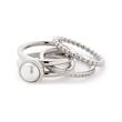 Perla ring set made of stainless steel