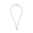 Necklace delicato for women in stainless steel, rosé
