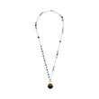 Necklace dolores Clip&Mix stainless steel with tiger eye
