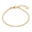 Ladies bracelet sari ciao made of gold-plated stainless steel