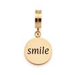 Gold-plated stainless steel pendant mari