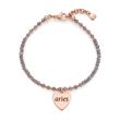 Ladies Bracelet Mona In Stainless Steel, Rose Gold Plated