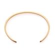 Ladies bangle dalia made of gold plated stainless steel