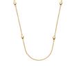 Puro necklace for ladies in gold-plated stainless steel