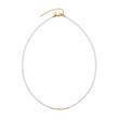 Doro Ciao Perlenkette für Damen, Edelstahl, gold
