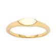 Lovis ciao gravring in gold-plated stainless steel