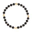 Nerola bracelet in stainless steel, glass crystals, IP gold